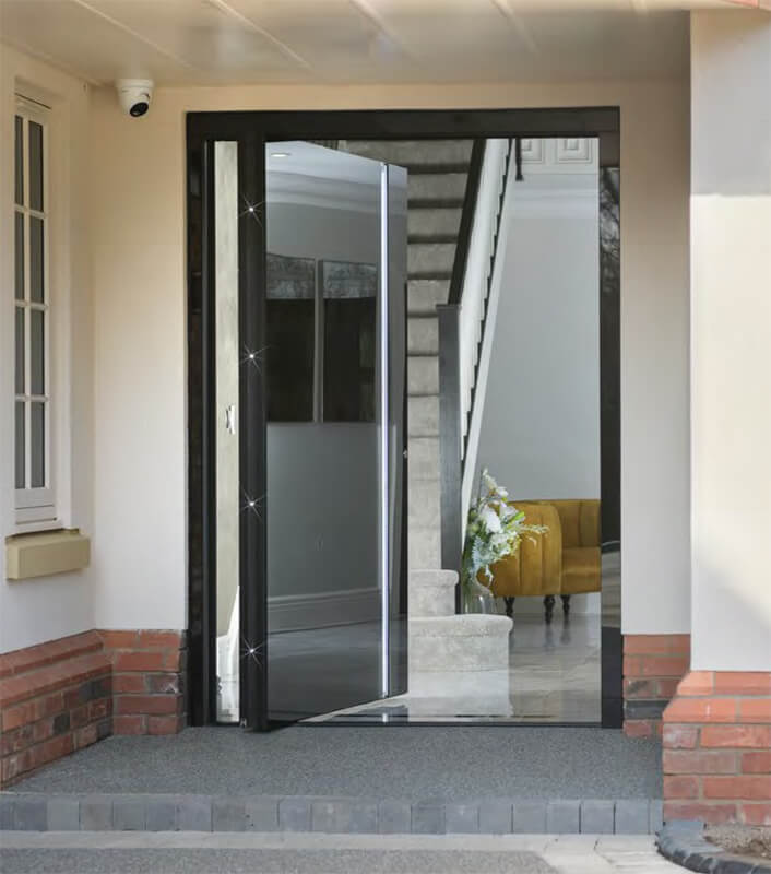 Oversized front doors